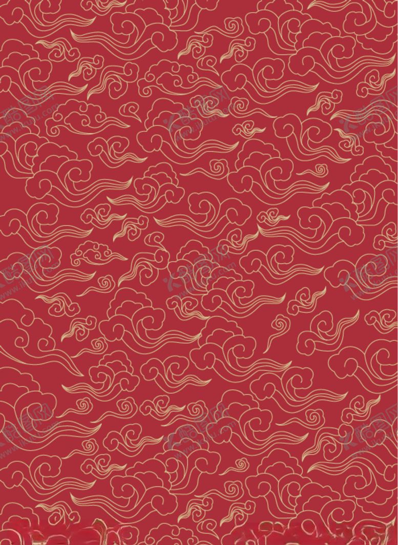 编号：88309209241615204037【酷图网】源文件下载-中国风祥云背景