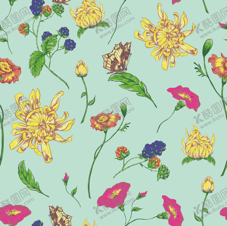 编号：99129709231443146371【酷图网】源文件下载-大牌小碎花小清新潮流