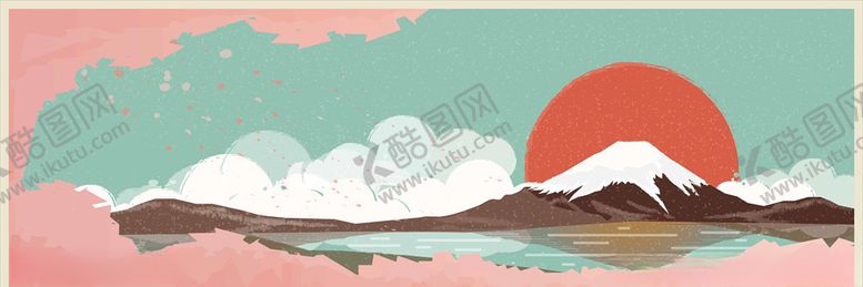 编号：37244909222353499424【酷图网】源文件下载-雪山插画