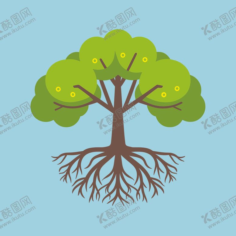 编号：78711502211456207245【酷图网】源文件下载-大树插画