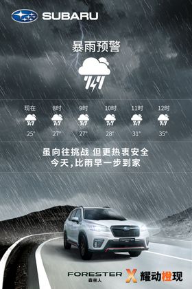 暴雨预警