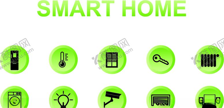 编号：27370209090700588819【酷图网】源文件下载-家用电器设备图标