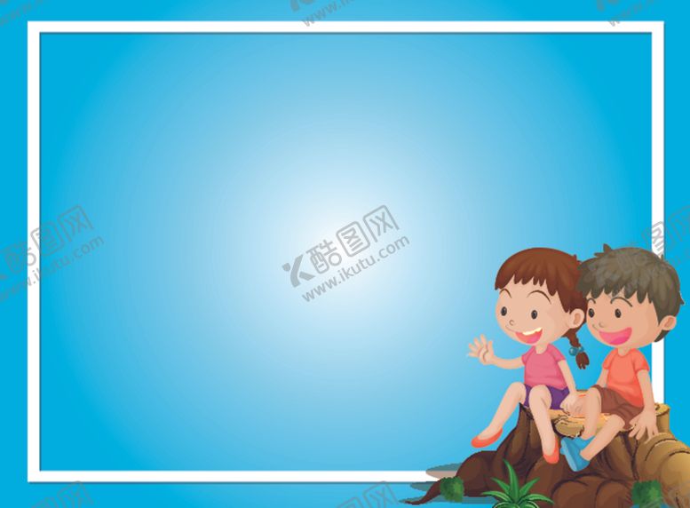 编号：59757107091141511095【酷图网】源文件下载-卡通学生和文本框