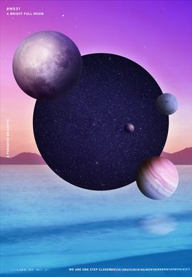 星空星球海报