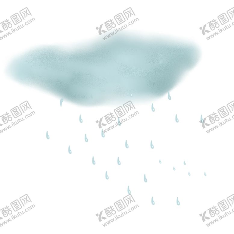 编号：37690210061600166261【酷图网】源文件下载-手绘下雨元素