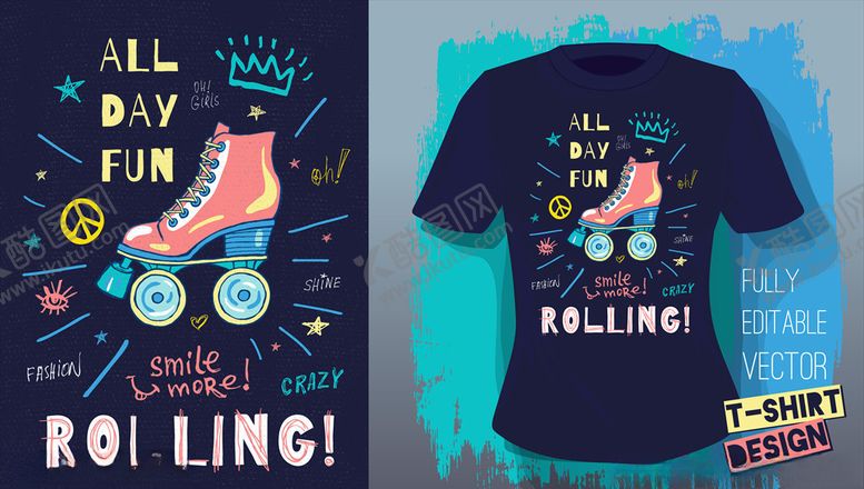 编号：40219010040423027999【酷图网】源文件下载-T恤印花