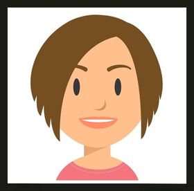 手绘女孩女人美优雅漂亮