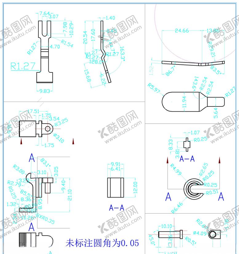 编号：14995806160745552703【酷图网】源文件下载-毛料分条机零件图纸鉴赏