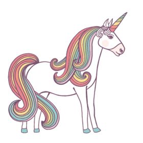 独角兽创意插画