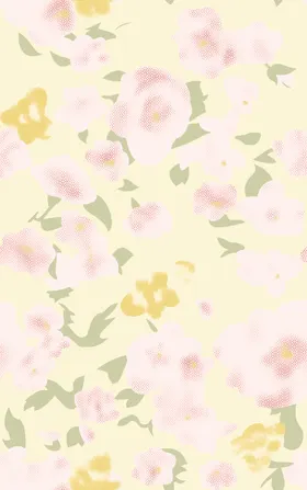 小碎花女装水彩素材数码印