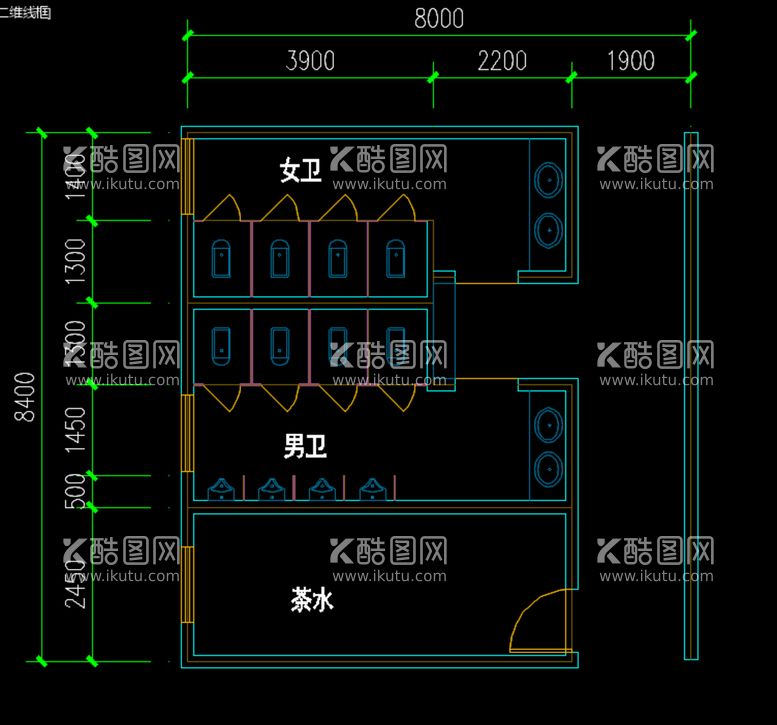 编号：82736410162018286100【酷图网】源文件下载-卫生间方案设计模板