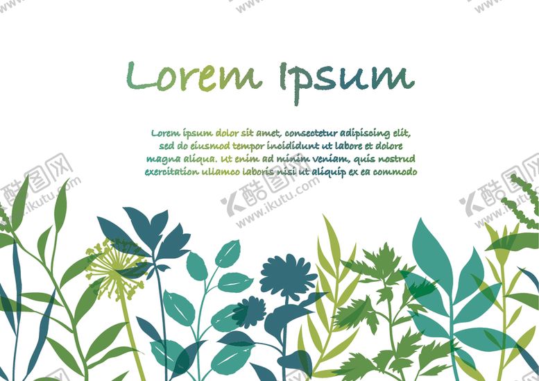 编号：67470210081713136324【酷图网】源文件下载-淡彩植物背景