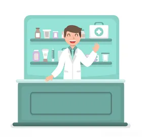 药剂师医疗健康店物