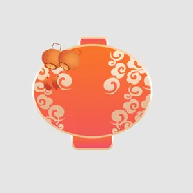 灯笼素材元宵节元旦节气元2022年