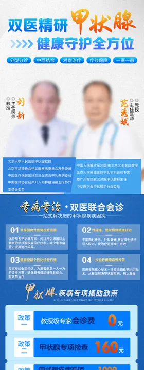 医疗专家会诊海报