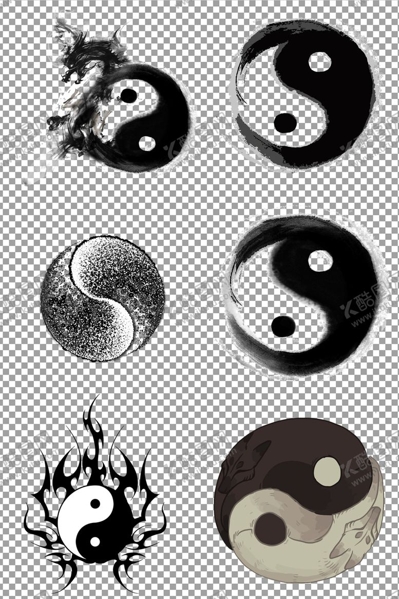 编号：79156506241641413494【酷图网】源文件下载-太极八卦图