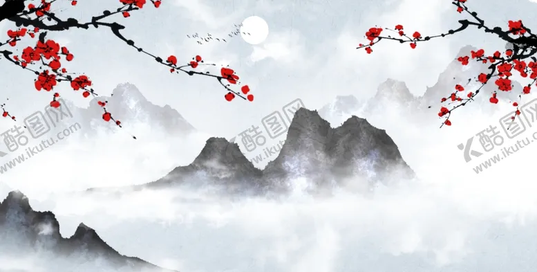编号：91597702130118366030【酷图网】源文件下载-水墨山水画