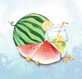 卡通西瓜