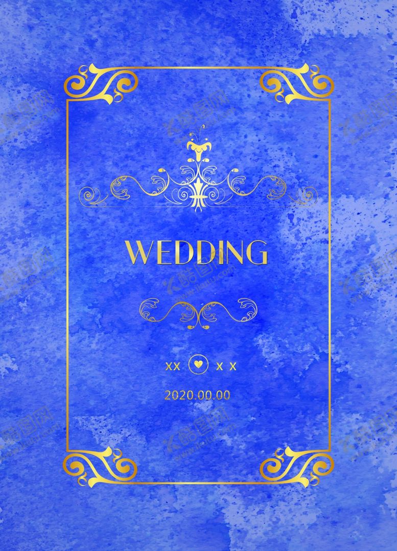 编号：24843209260654514217【酷图网】源文件下载-蓝紫色婚礼背景