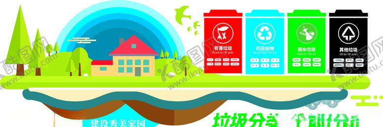 编号：42624705181331571258【酷图网】源文件下载-垃圾分类