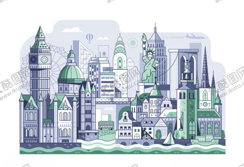 编号：43877909242009142774【酷图网】源文件下载-世界地标