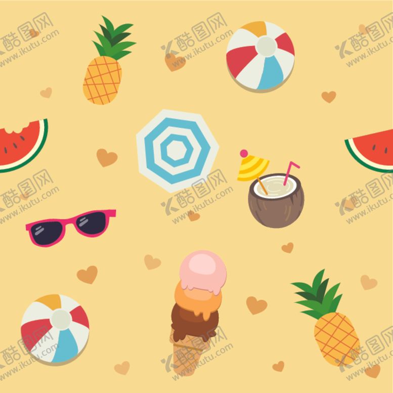 编号：28709709102254062769【酷图网】源文件下载-无缝印花