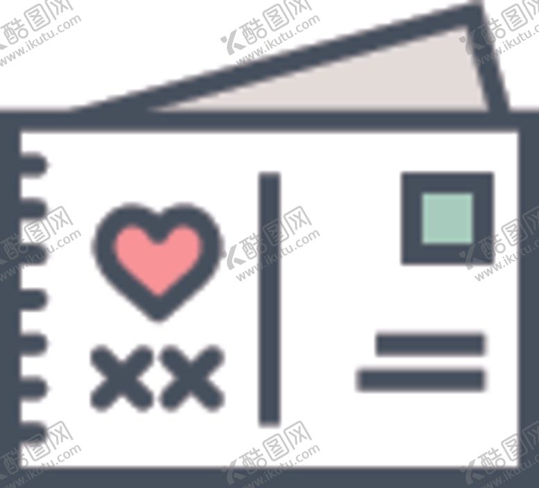 编号：48334909242300043341【酷图网】源文件下载-情书信封