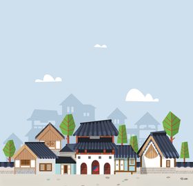 卡通建筑