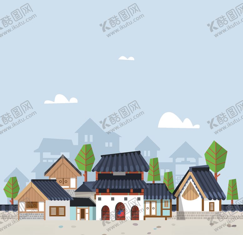 编号：48036807040933371808【酷图网】源文件下载-卡通建筑