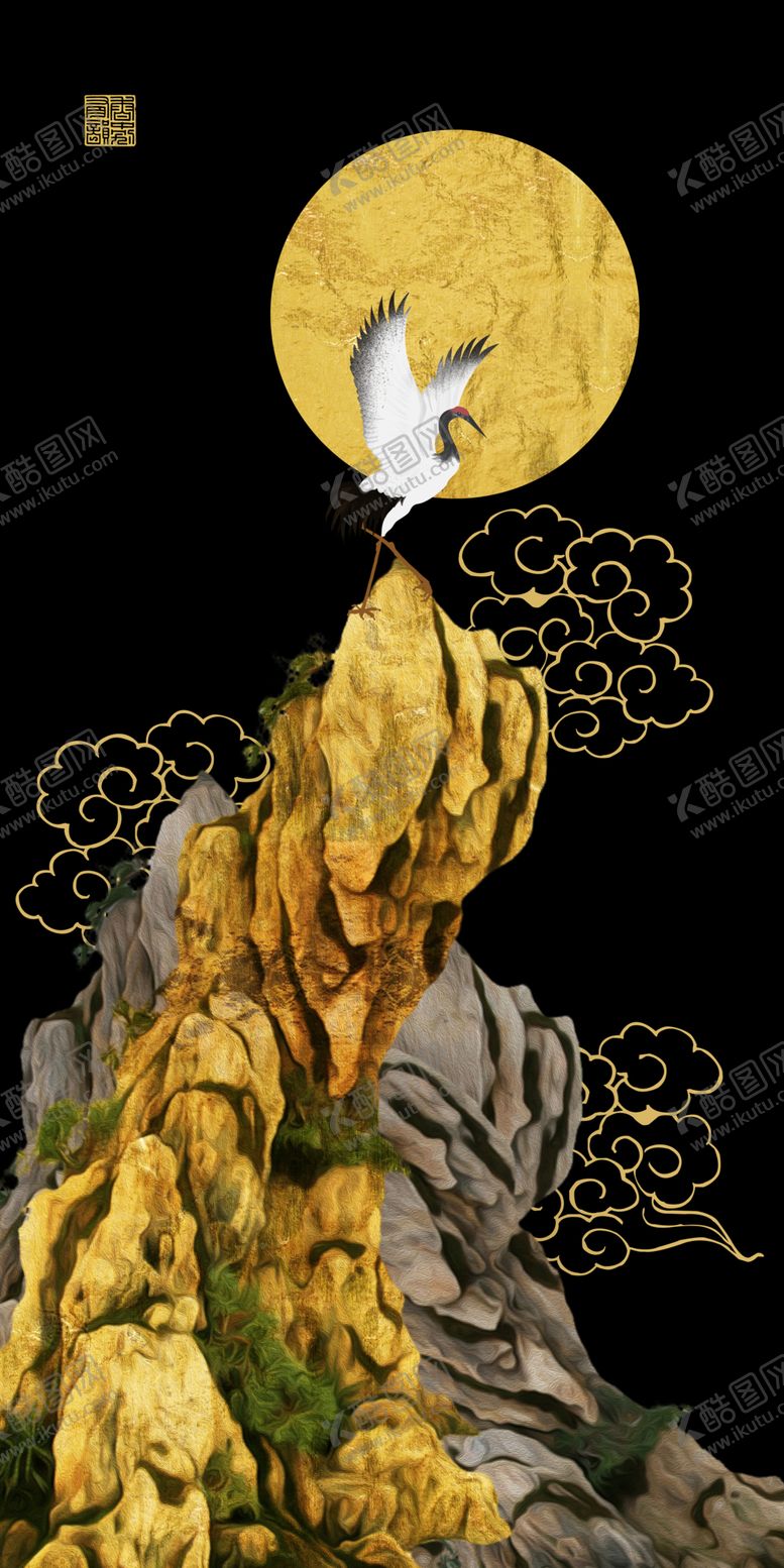 编号：16959110162255336921【酷图网】源文件下载-玄关晶瓷画