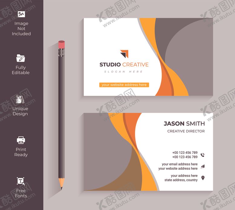 编号：70798310150755194336【酷图网】源文件下载-个性名片