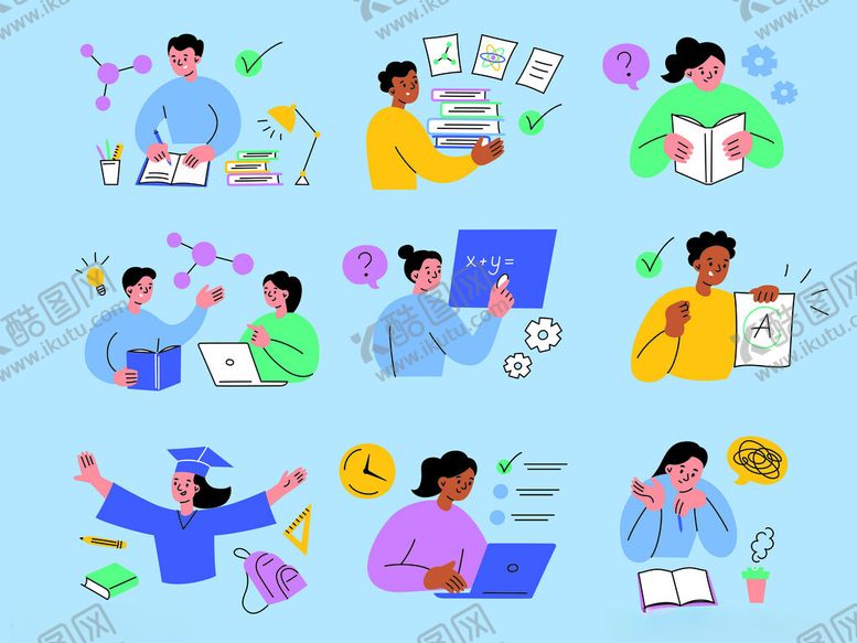 编号：28758704102100109643【酷图网】源文件下载-办公场景插画