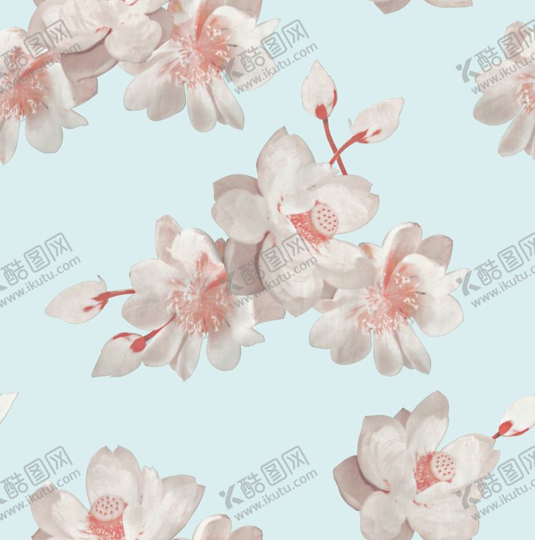 编号：21233004071730529598【酷图网】源文件下载-淡雅手绘花卉