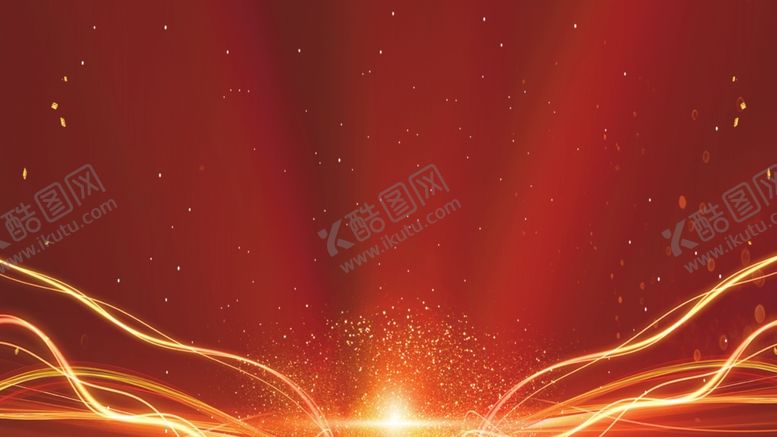 编号：40538207061215383959【酷图网】源文件下载-红色舞台背景