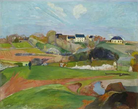 田园风景油画