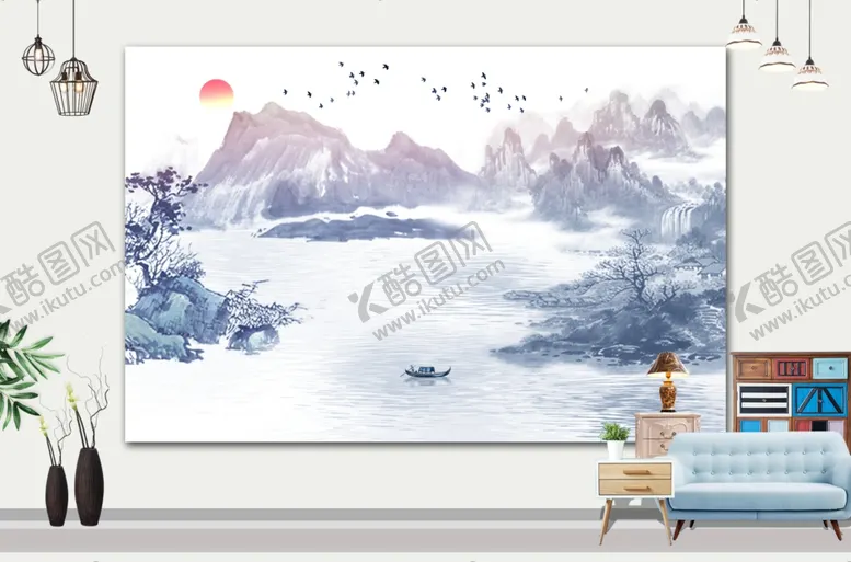 编号：19817211301417586684【酷图网】源文件下载-山水画