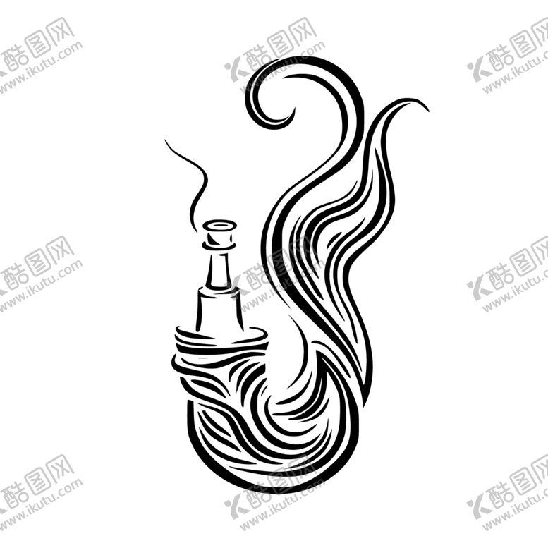 编号：14030312250349228574【酷图网】源文件下载-烟斗矢量图
