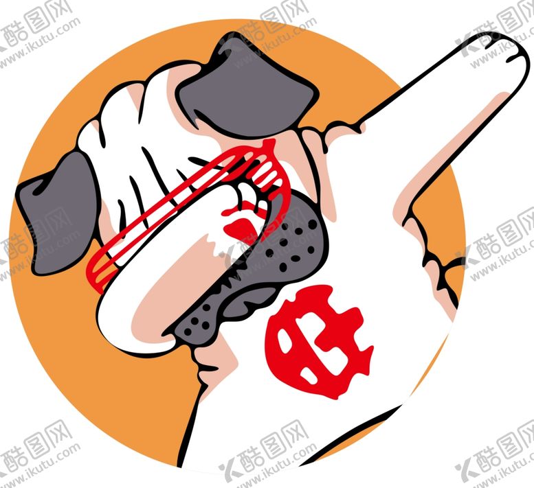 编号：74971009221704535437【酷图网】源文件下载-旺财狗狗图案卡通漫画潮牌图案