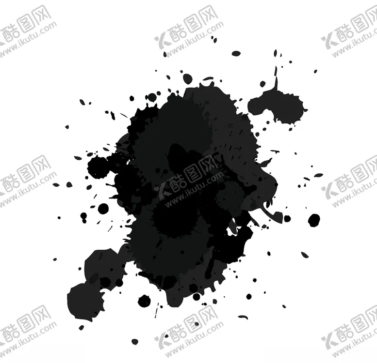 编号：53768407010425275432【酷图网】源文件下载-古风墨点图片