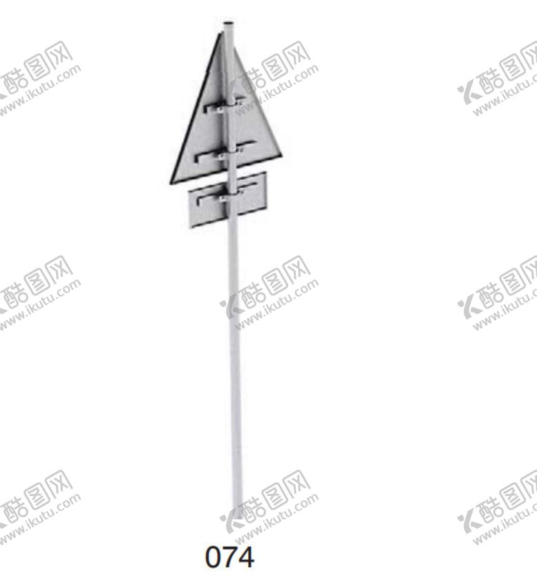 编号：86198210160550223334【酷图网】源文件下载- C4D模型 指示牌  