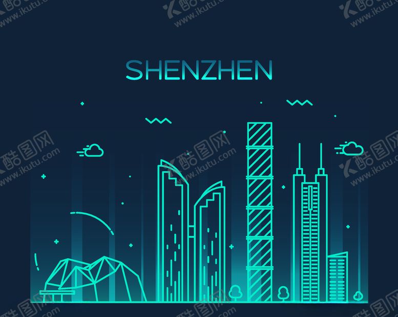 编号：48834005131716225689【酷图网】源文件下载-线型建筑