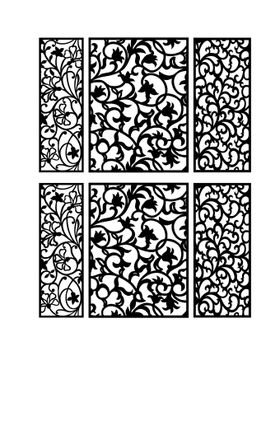 家居隔断 中式花纹 雕花