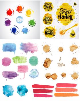 霸气豪放笔触墨迹毛笔