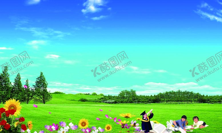 编号：25343309190055461828【酷图网】源文件下载-大自然草原背景