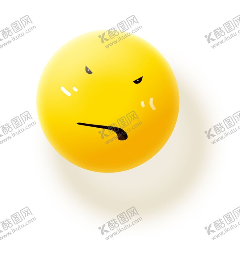 编号：86643404101726498037【酷图网】源文件下载-小黄球愤怒