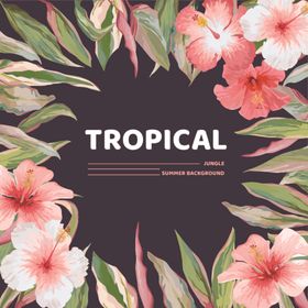 热带植物创意设计图案