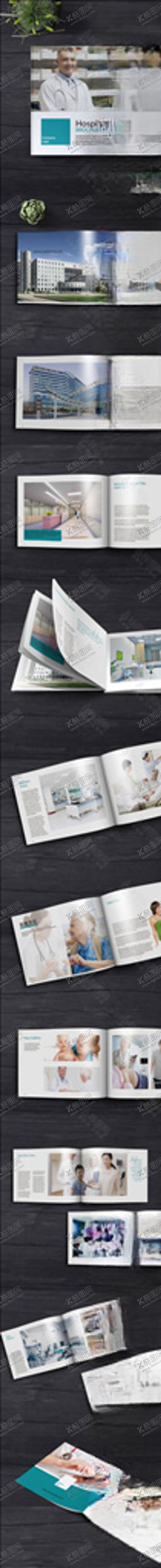 编号：72443505151752372852【酷图网】源文件下载-医院画册