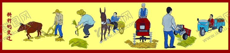 编号：15649710040726484153【酷图网】源文件下载-耕种的变迁