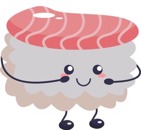 可爱食物表情AI设计素材卡哇伊AI矢量图
