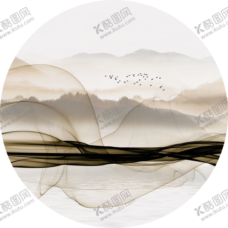编号：75540403140117237990【酷图网】源文件下载-意境山水
